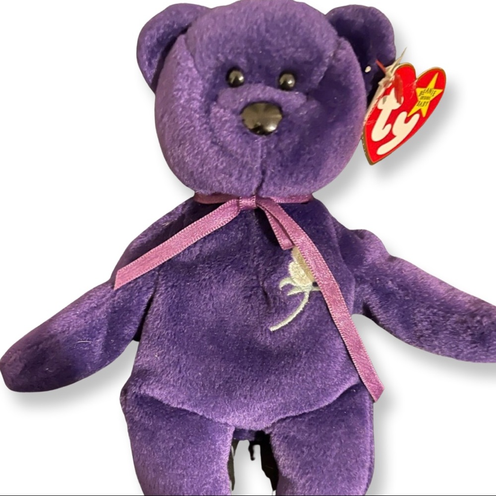 TY Beanie Baby Princess Diana Rare 1997 w/ ERRORS TY Beanie Babies🧸💜 in Purple